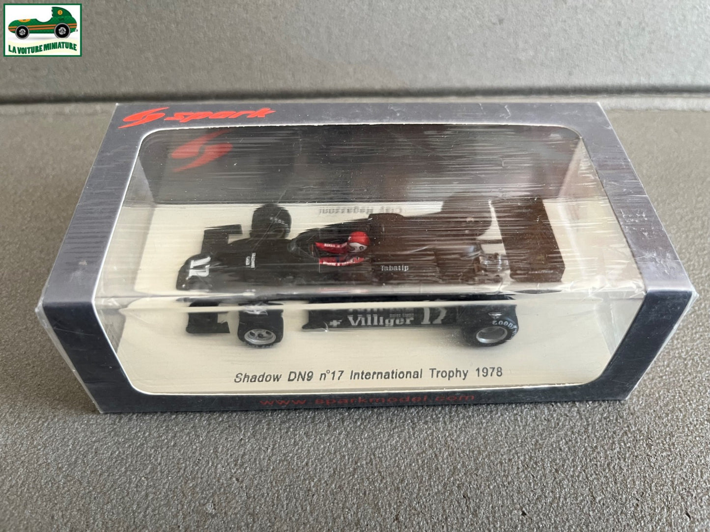 Voiture Miniature Shadow DN9 N°17 International Trophy 1978 Spark au 1/43
