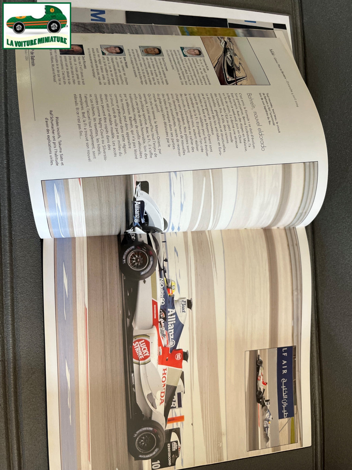Livre Voiture Automobile Formule 1 2004 Horizon