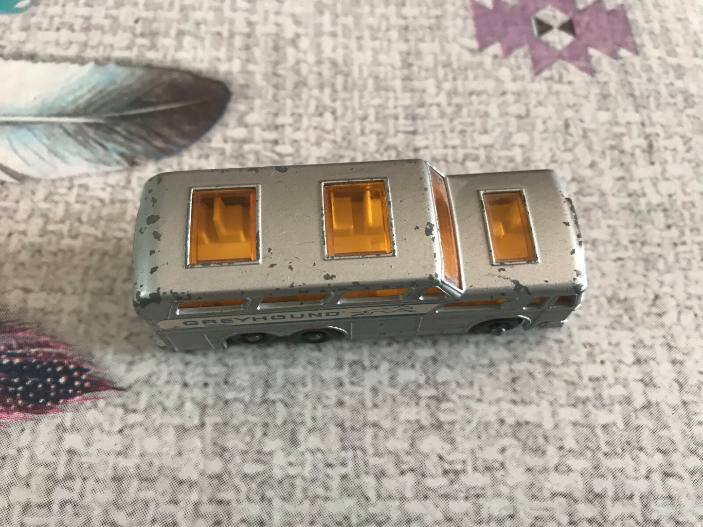 Voiture Miniature Bus Autobus Greyhound Coach Lesney Made In England