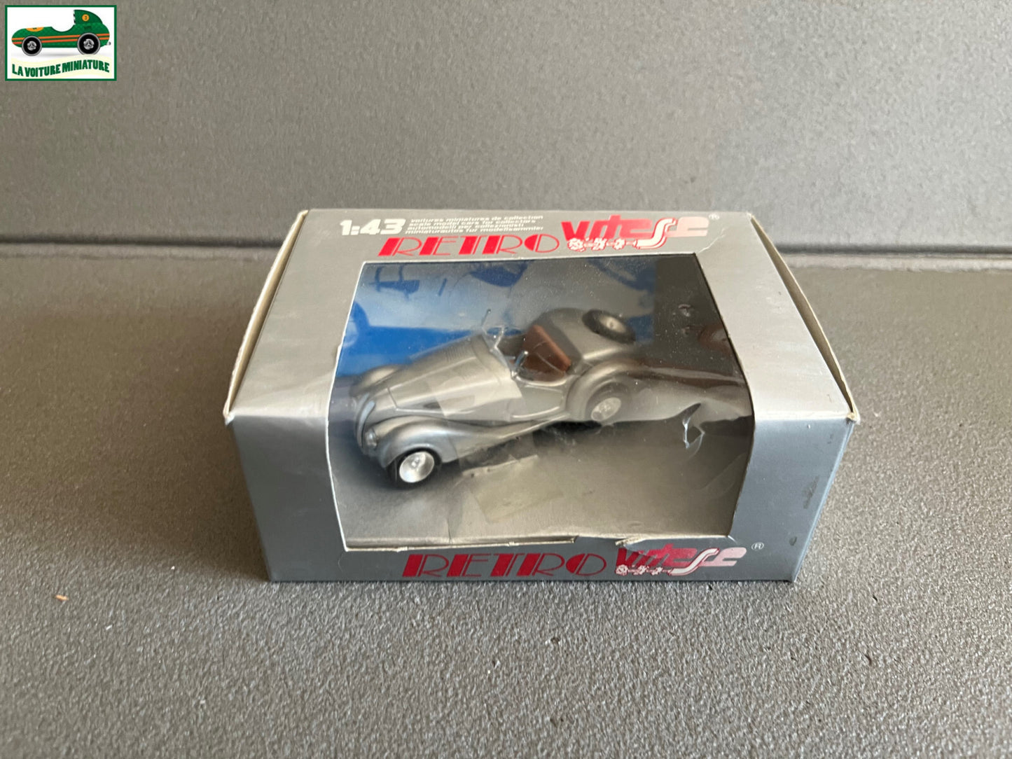 Voiture miniature BMW 328 Cabriolet 1938 Retro Vitesse au 1/43