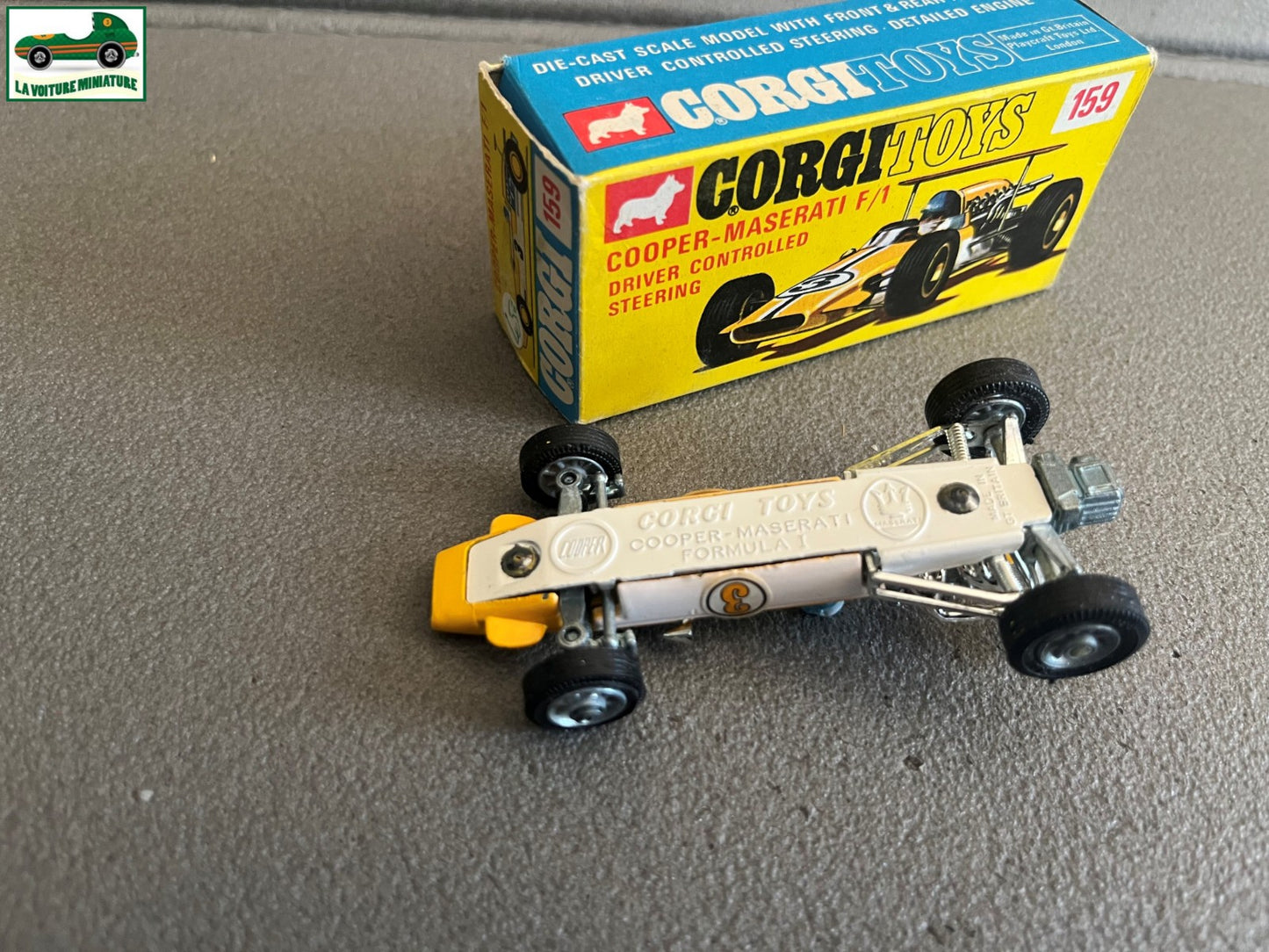 Ancienne Miniature Voiture Cooper Maserati F1 Formula 1 Corgi 159 Gt Britain