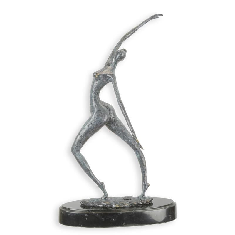 STATUE MODERNE SCULPTURE MODERNISTE BRONZE UN NU FEMININ