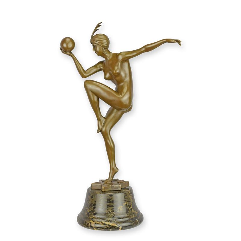 STATUE MODERNE SCULPTURE BRONZE STELLA