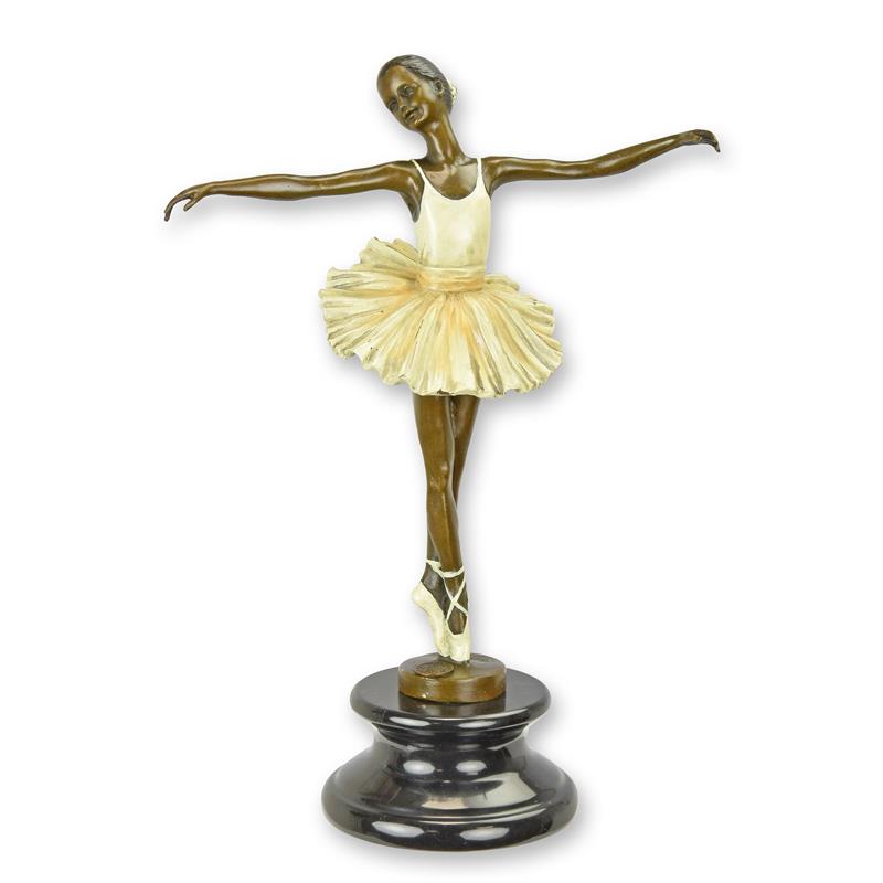 STATUE MODERNE SCULPTURE BRONZE BALLERINE