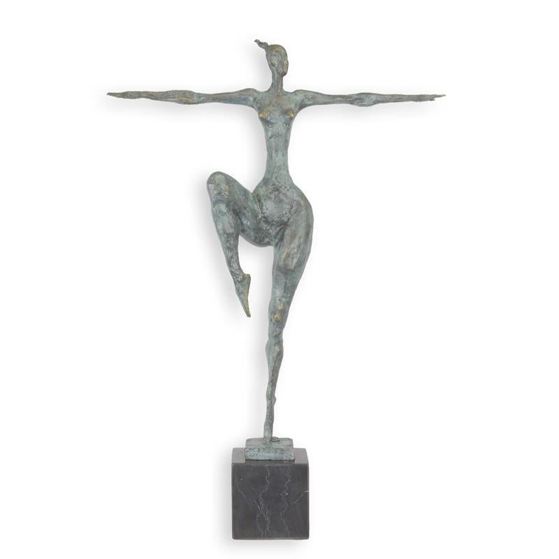 STATUE MODERNE SCULPTURE MODERNISTE BRONZE UN NU FEMININ