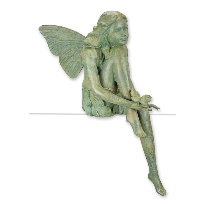 STATUE MODERNE SCULPTURE BRONZE FEE ASSISE