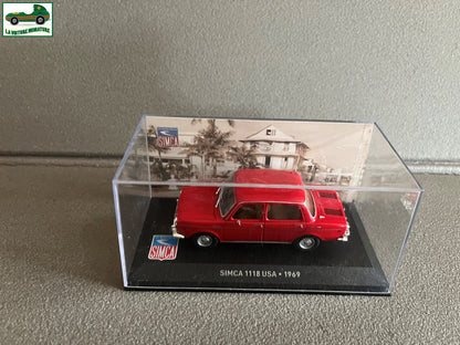 Voiture miniature Simca 1118 USA 1969 au 1/43