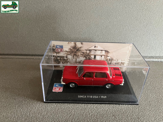 Voiture miniature Simca 1118 USA 1969 au 1/43