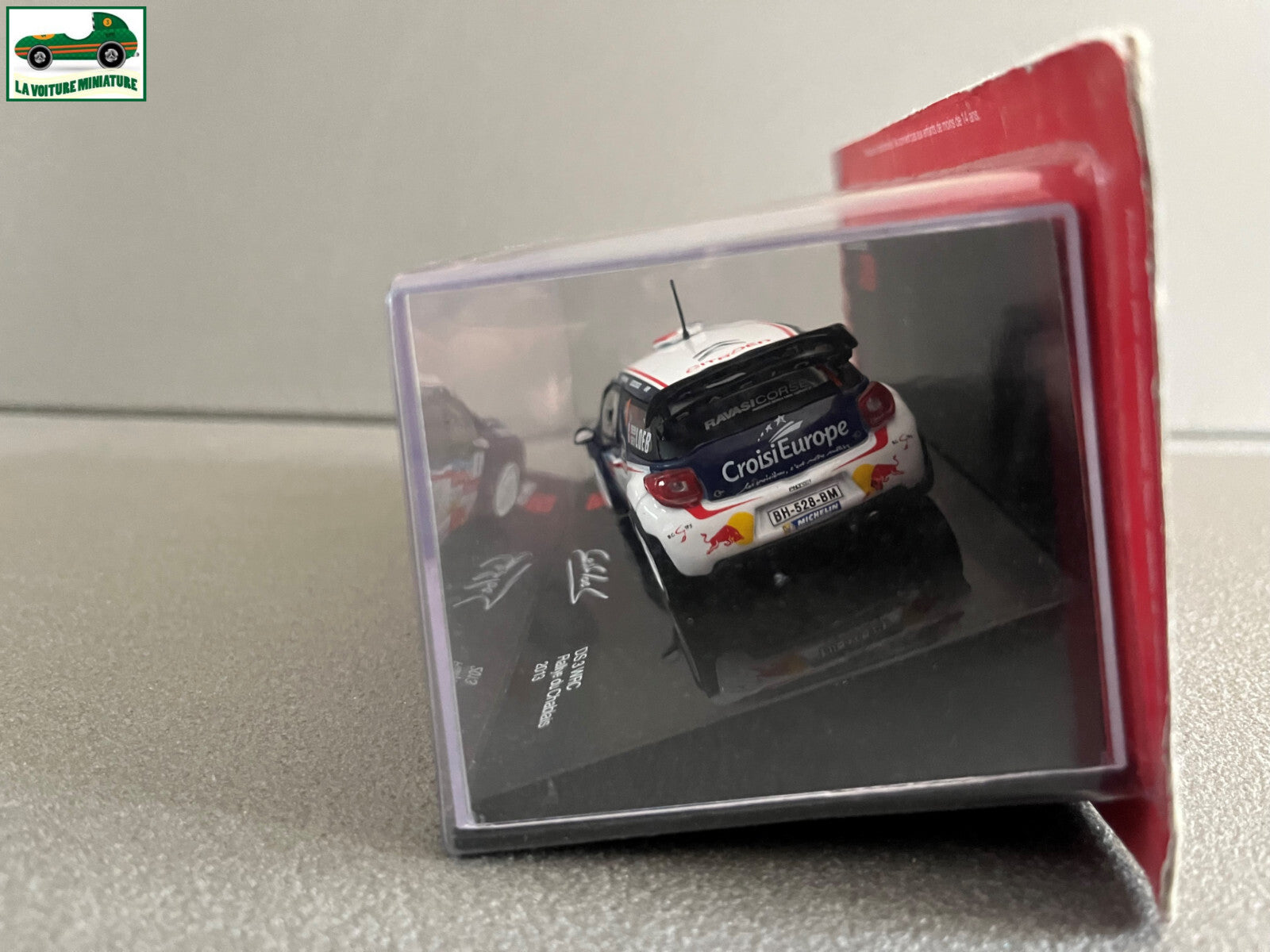 Voiture miniature Citroen DS3 Ds 3 WRC Rallye du Chablais 2013 Loeb 1/43
