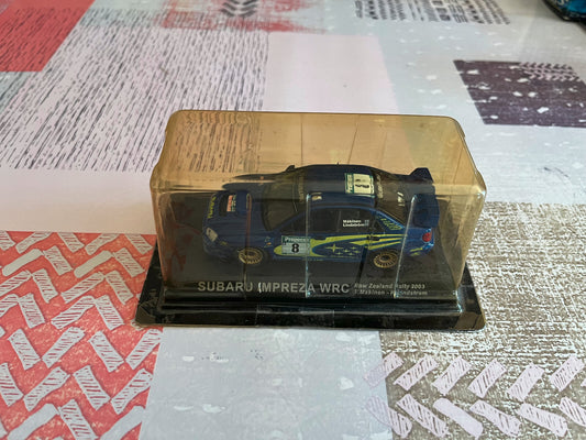 Voiture miniature Rallye New Zeland WRC Subaru Impreza WRC 2003 Makinen 1/43