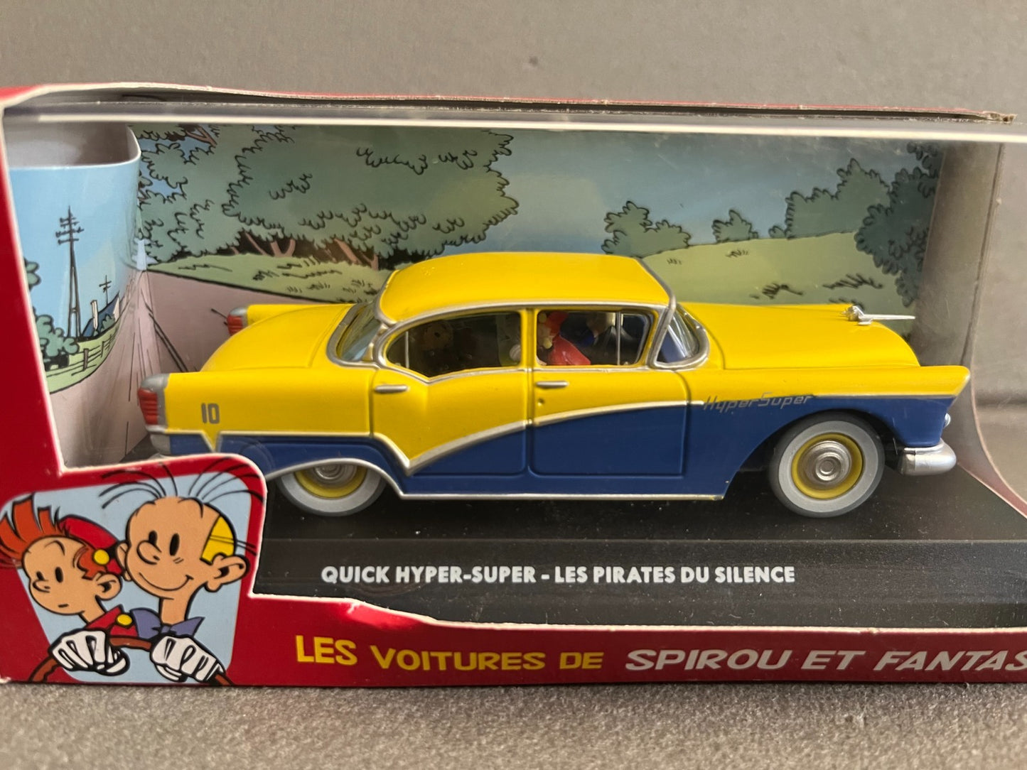 Voiture Miniature Quick Hyper Super Les Pirates du Silence Spirou 1/43