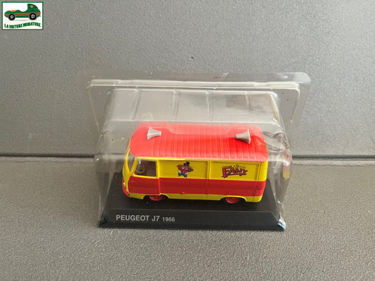 Voiture Miniature Camion Peugeot J7 Cirque Fany 1966 Norev Hachette 1/43