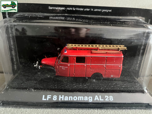 Miniature Voiture Camion de Pompiers LF 8 Hanomag AL 28 DeAgostini au 1/72
