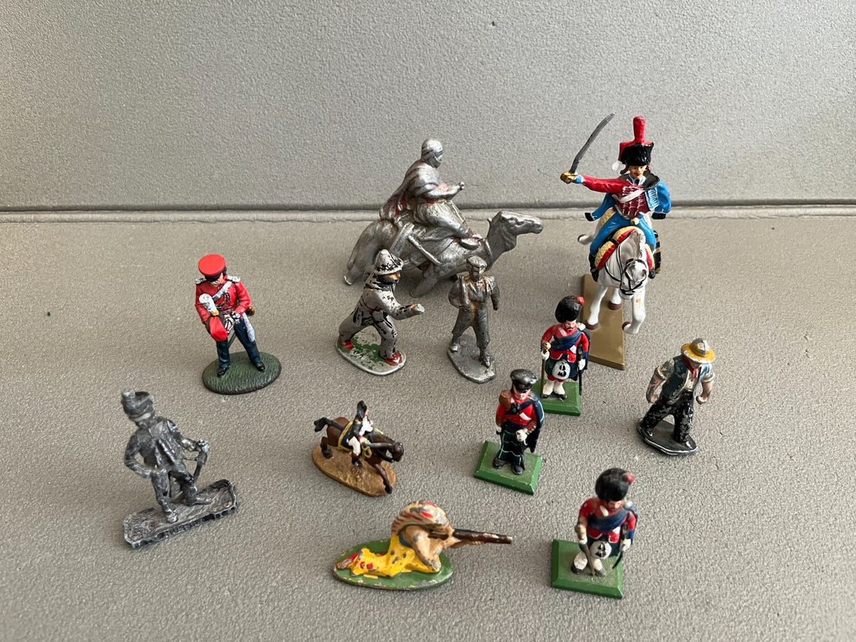 Figurine de Collection Lot Soldats Plombs Aluminium