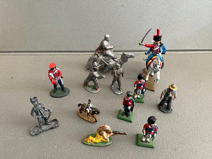Figurine de Collection Lot Soldats Plombs Aluminium