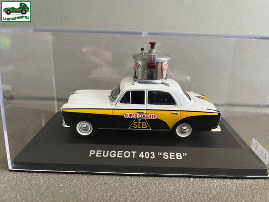 Voiture Miniature Publicitaire Peugeot 403 SEB au 1/43