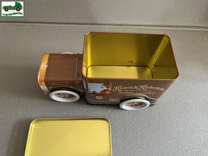 Jouet Voiture Fourgonnette Tole Metal Heinrich Haeberlein boite à musique