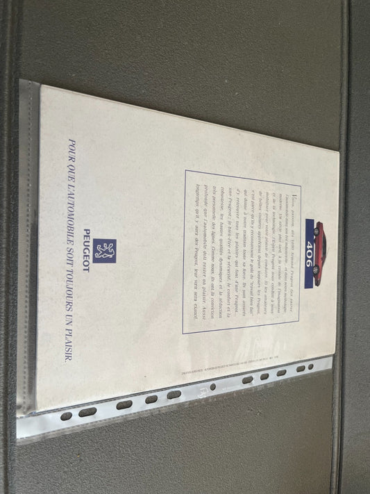 Ancien Dépliant Brochure Documentation Automobile Peugeot 406