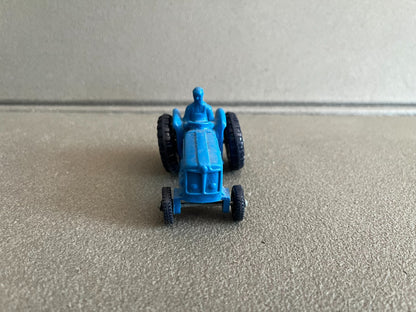 Voiture Miniature Ancien Tracteur Agricole Tomte Lardal Norway Plastique Gomme