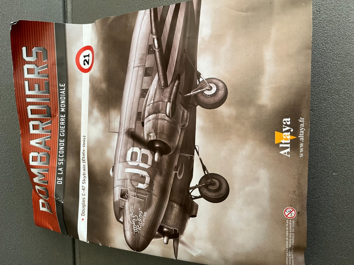 Avion miniature Militaire Bombardier Douglas C-47 Skytrain Altaya 1/72