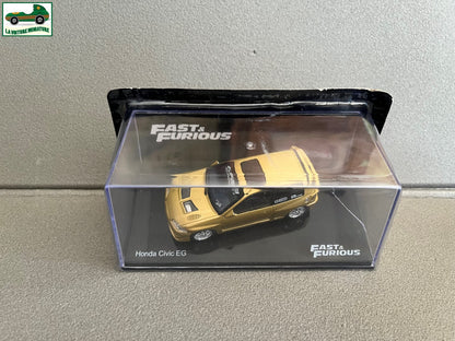 Voiture miniature Fast and Furious Honda Civic EG Altaya 1/43
