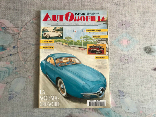 Livre Revue Voiture Automobile Automobilia N°4 1996
