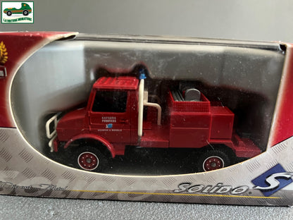 Voiture Miniature 2175 Mercedes Unimog Pompiers Solido au 1/50