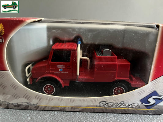 Voiture Miniature 2175 Mercedes Unimog Pompiers Solido au 1/50