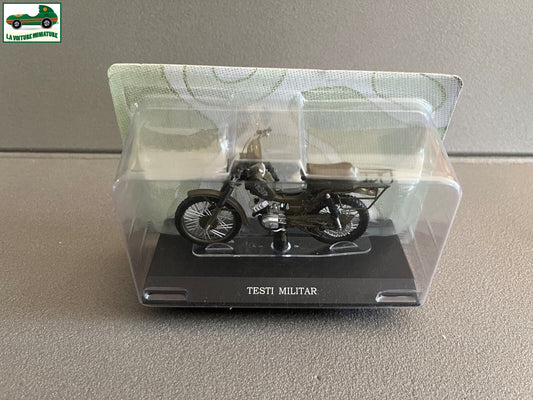 Moto Cyclomoteur miniature Testi Militar Leo Models 1/18