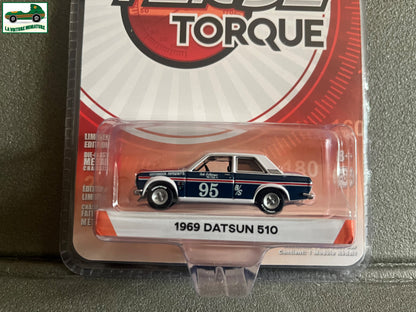 Voiture Miniature 1969 Datsun 510 Greenlight au 1/64