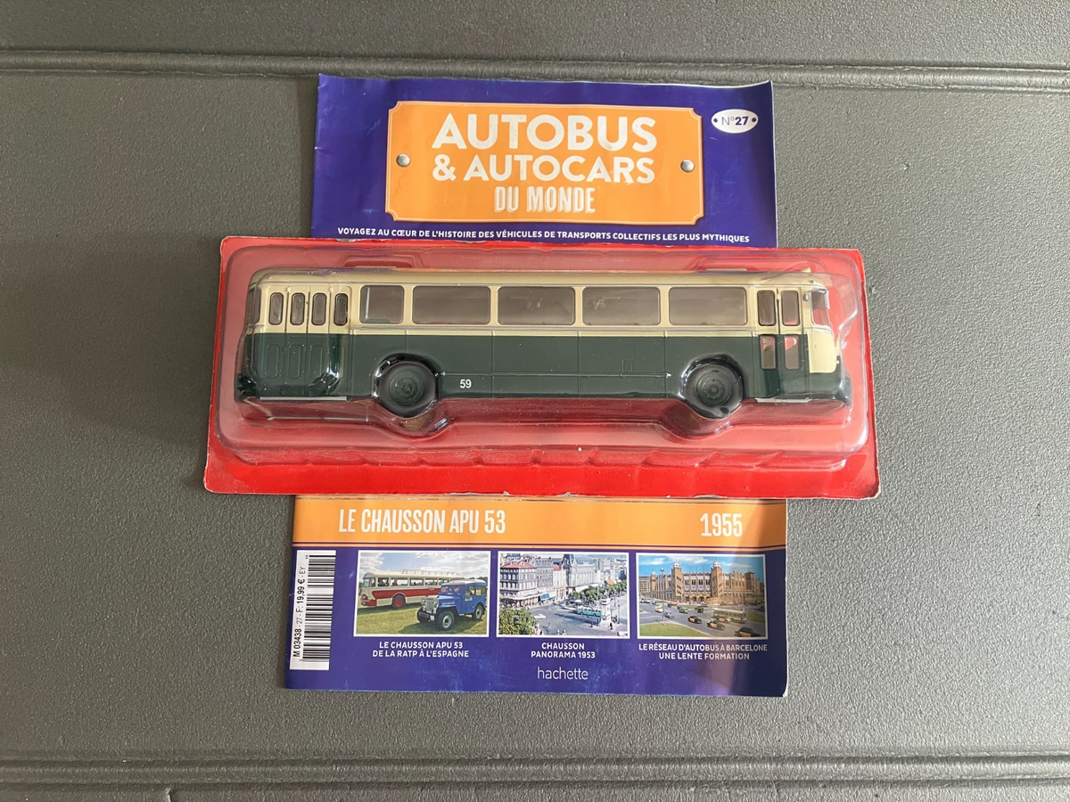 Voiture miniature Chausson apu 53 1955 1/43 Autobus Autocars du Monde