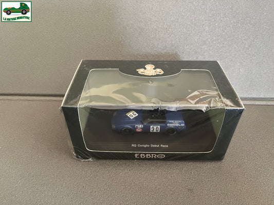 Voiture Miniature RQ Coniglio Debut Race Ebbro au 1/43