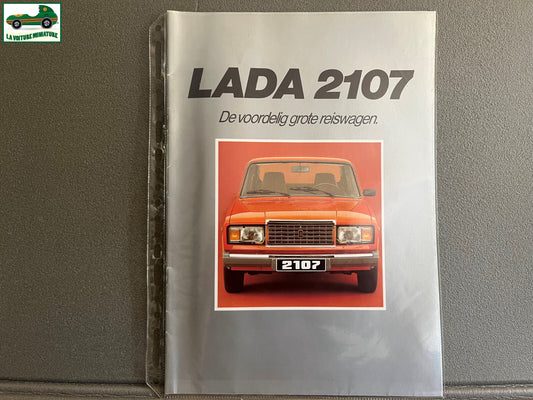 Ancien Dépliant Brochure Documentation Automobile Lada 2107