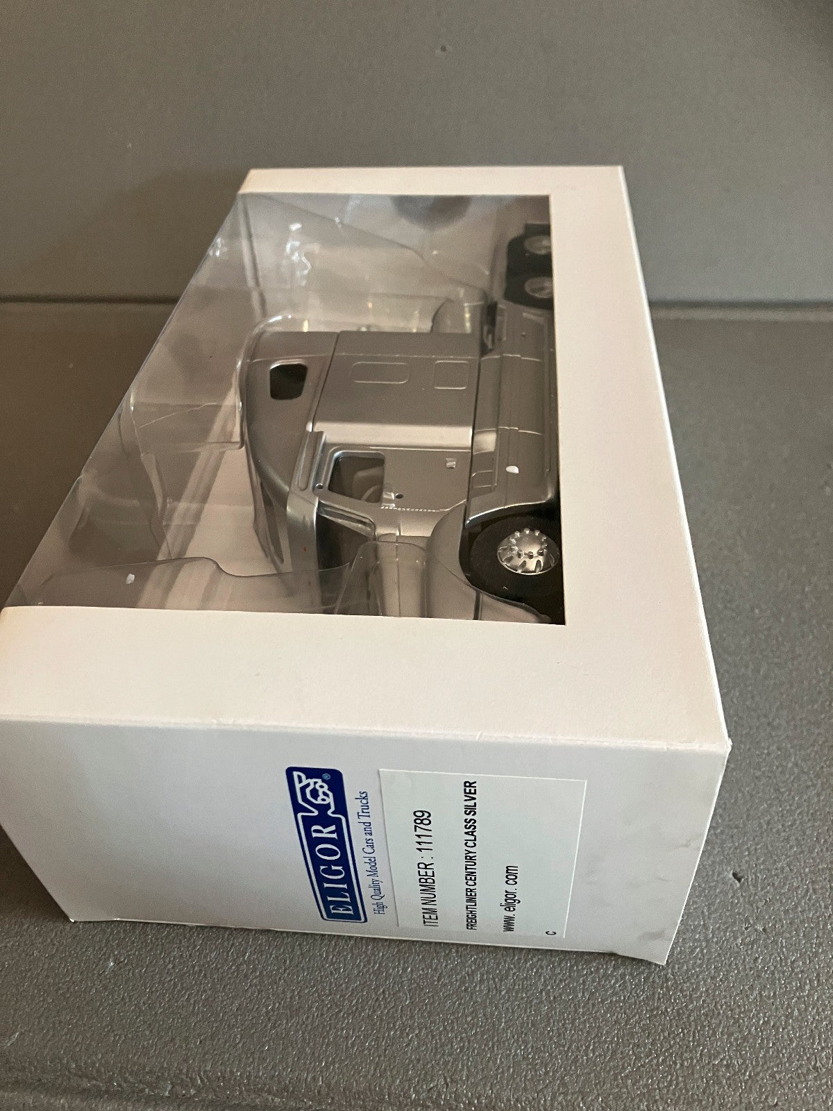 Voiture miniature Camion Freightliner Century Class Silver 111789 Eligor 1/43