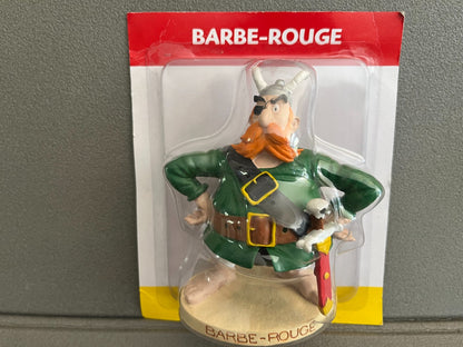 Figurine de Collection Astérix Obélix Barbe Rouge Plastoy Atlas