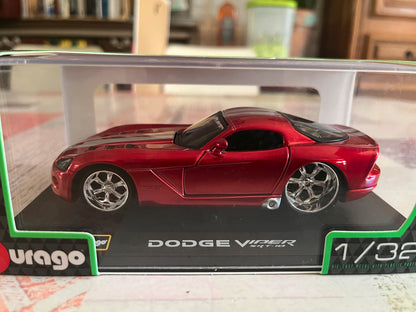 Voiture Miniature Burago Dodge Viper SRT-10 au 1/32