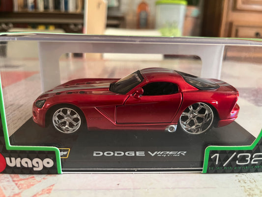 Voiture Miniature Burago Dodge Viper SRT-10 au 1/32