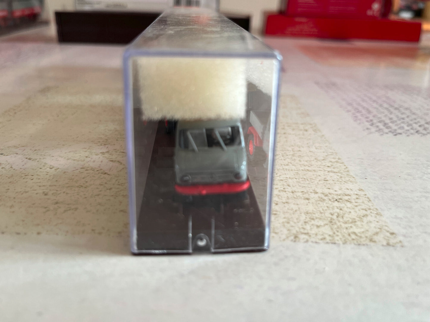 Voiture Miniature Camion Semi Remorque Mercedes Unimog Sinalco Brekina 1/87 HO