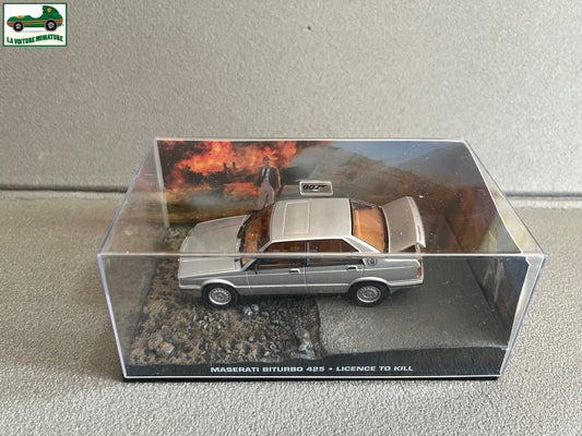 Voiture Miniature Maserati Biturbo 425 007 James Bond Licence To Kill au 1/43