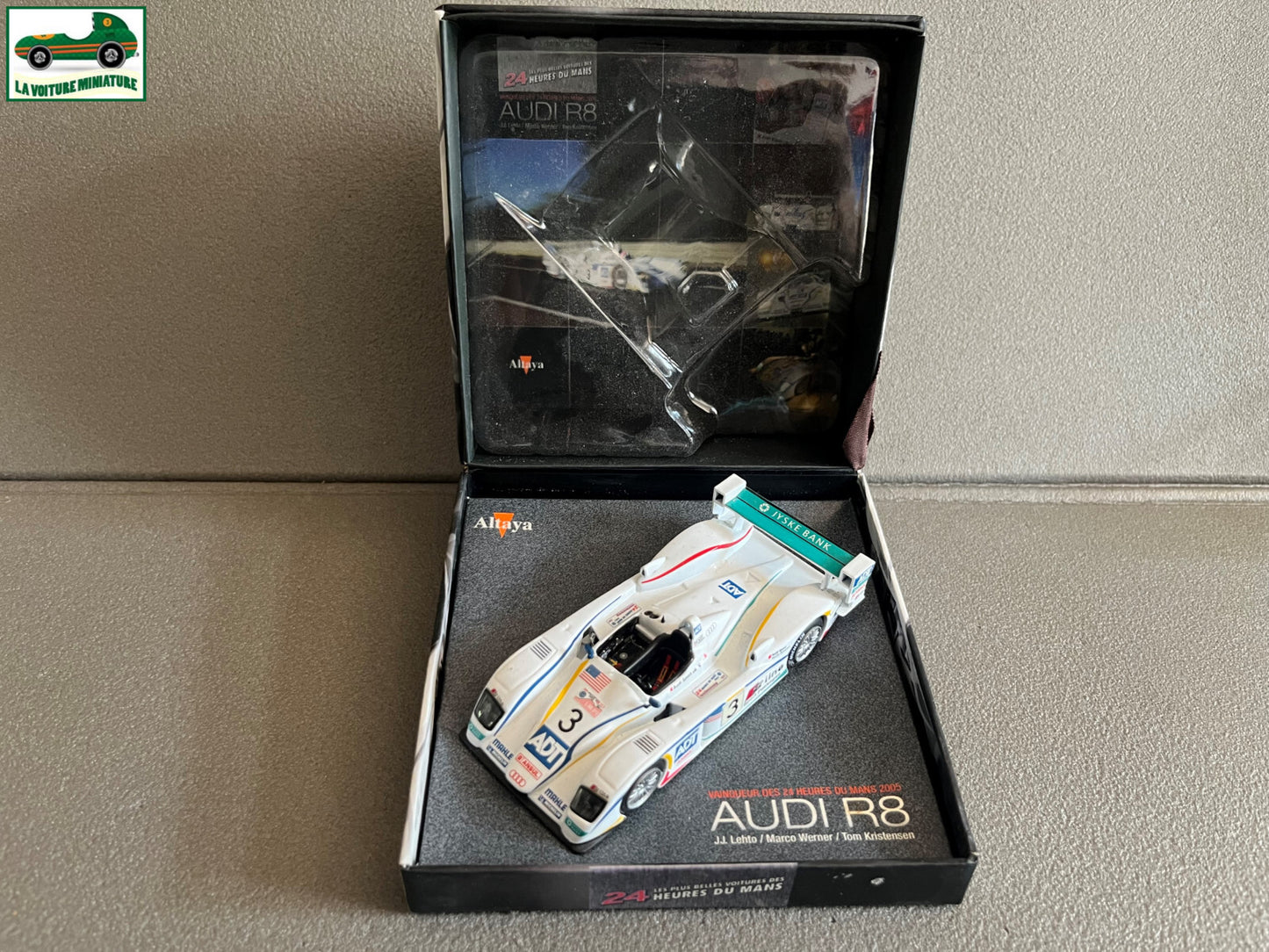 Voiture Miniature Course Audi R8 24 Heures du Mans 2005 au 1/43