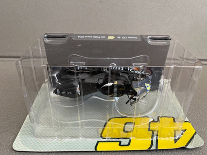 Moto GP miniature Valentino Rossi 46 Yamaha YZR-M1 Test Phillip Island 2004 1/18