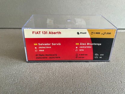 Voiture Miniature Fiat 131 Abarth Rallye Monte Carlo 1979 au 1/43