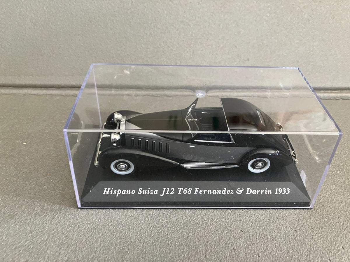 Voiture Miniature Hispano Suiza J12 T68 Fernandez Darrin 1933 Altaya au 1/43