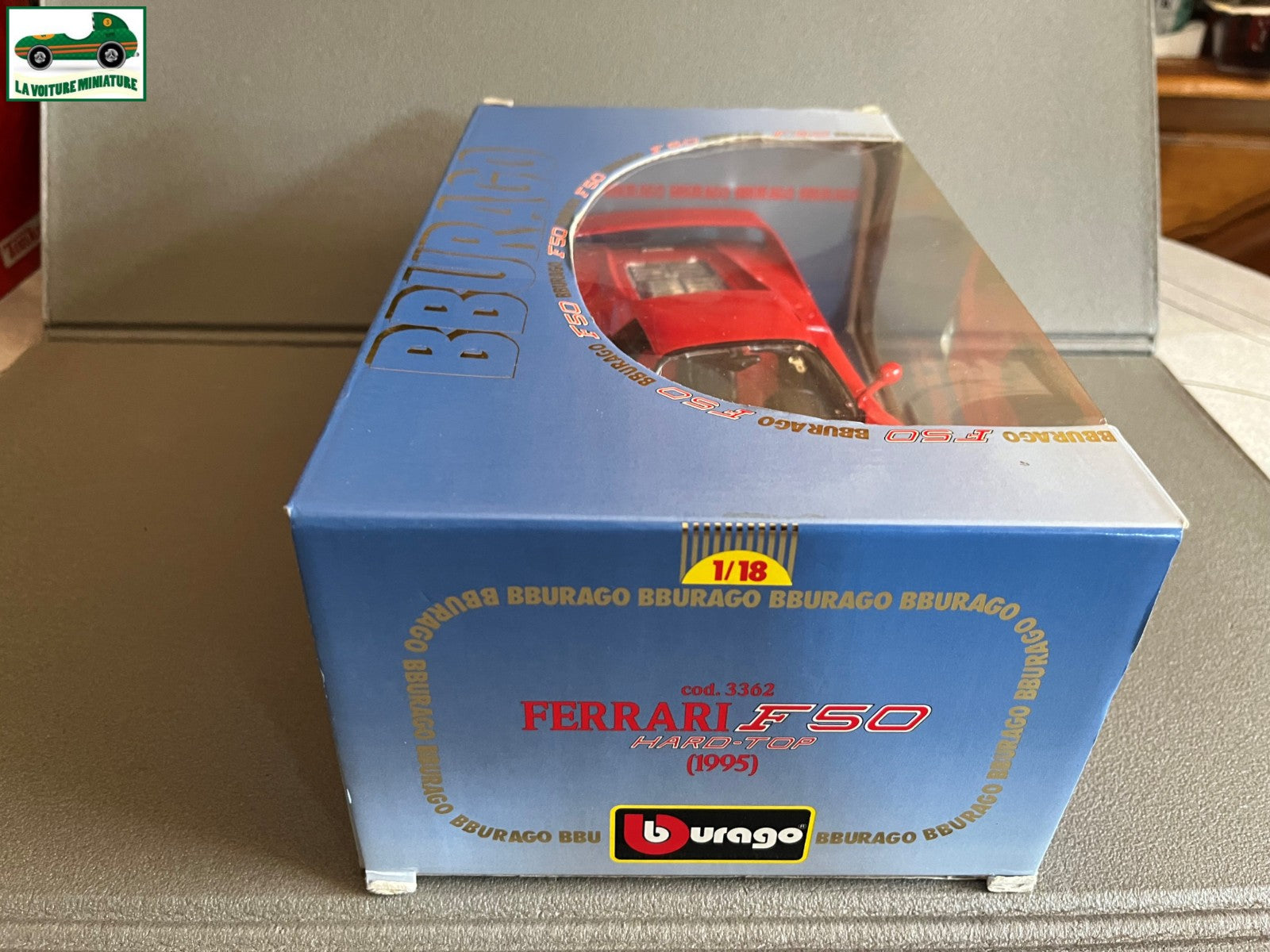 Voiture miniature Ferrari F50 Hard Top Burago au 1/18