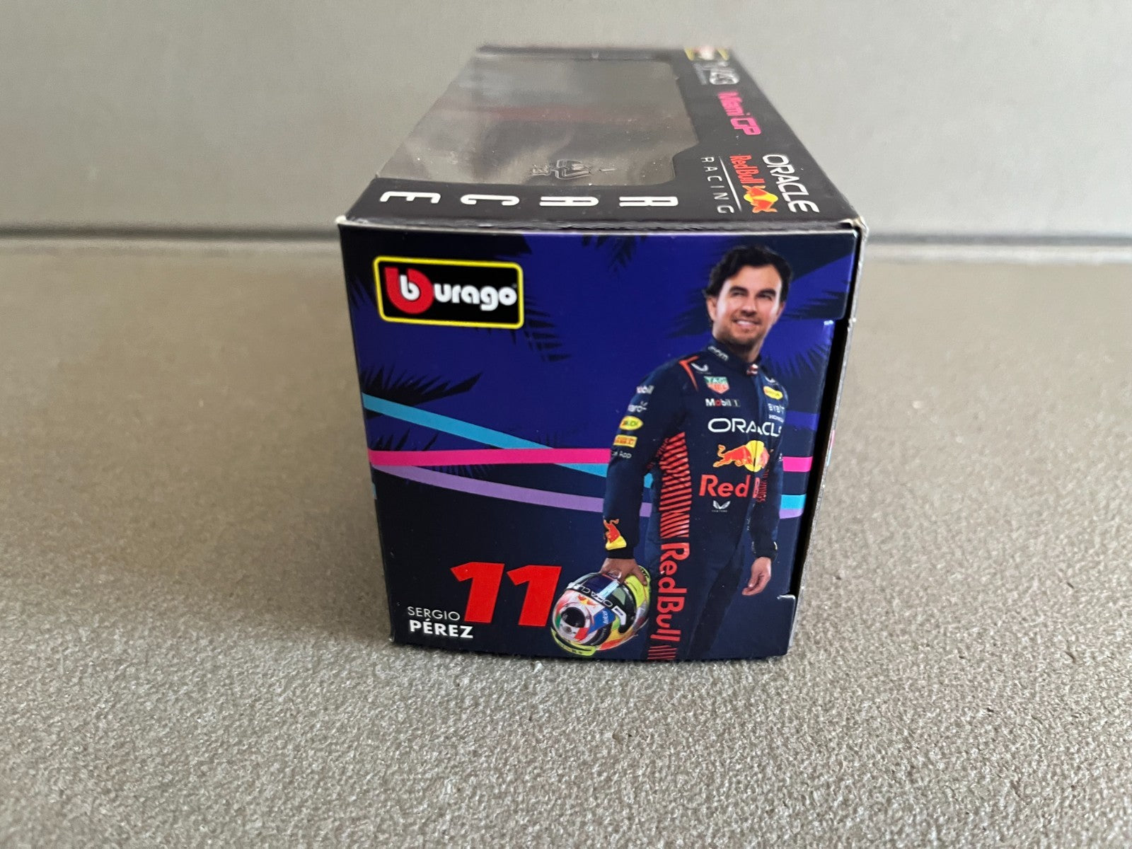 Voiture miniature Collection Formule 1 F1 Red Bull RB19 Miami GP Burago au 1/43