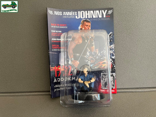 Figurine de Collection Johnny Hallyday + Livret N°56