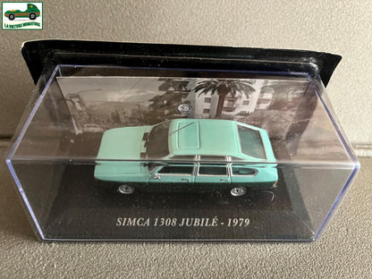 Voiture miniature Simca 1308 Jubilé 1979 Altaya Françaises D'Autrefois au 1/43