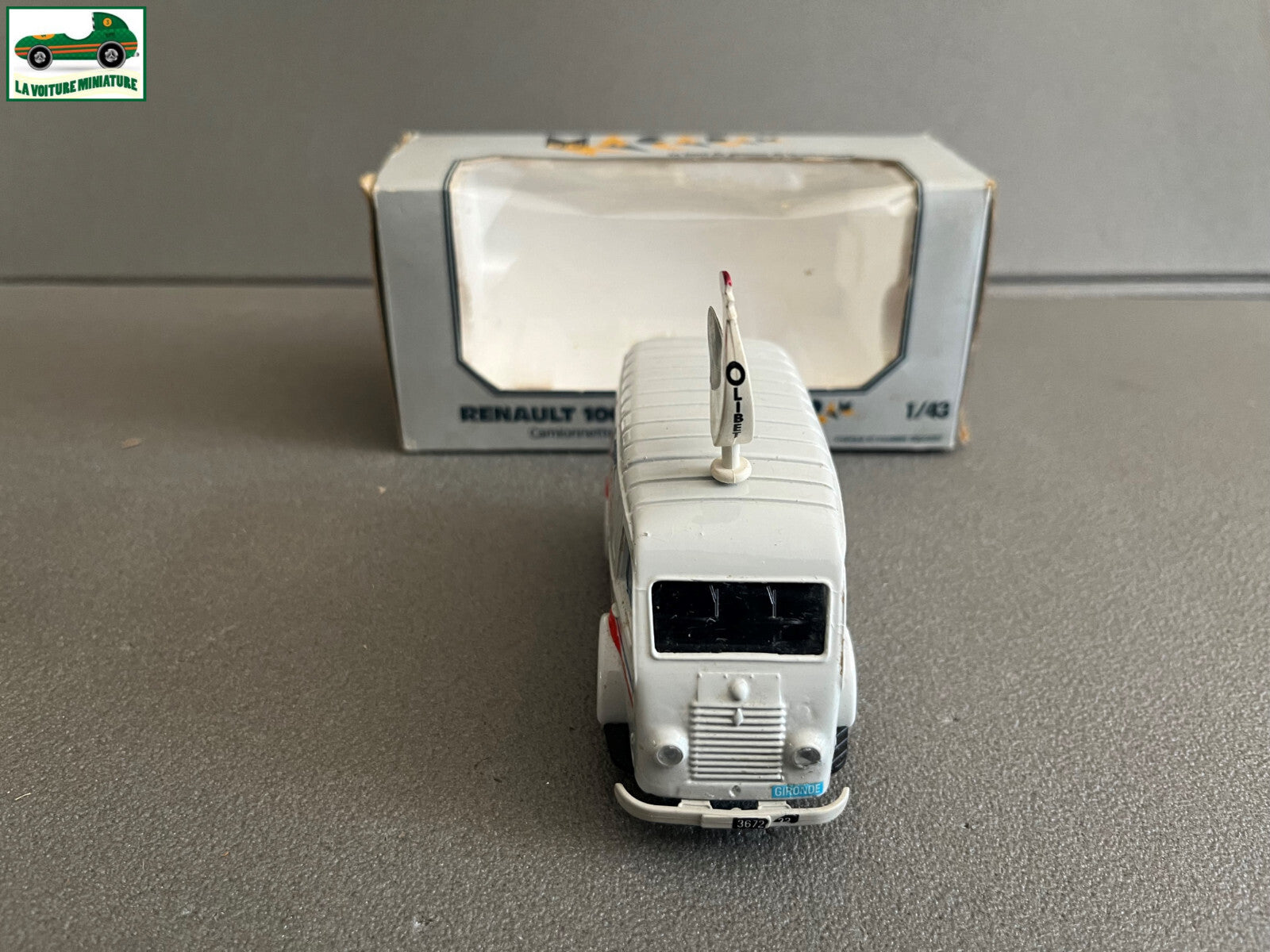Voiture Miniature Renault 1000 KG Olibet Macadam au 1/43