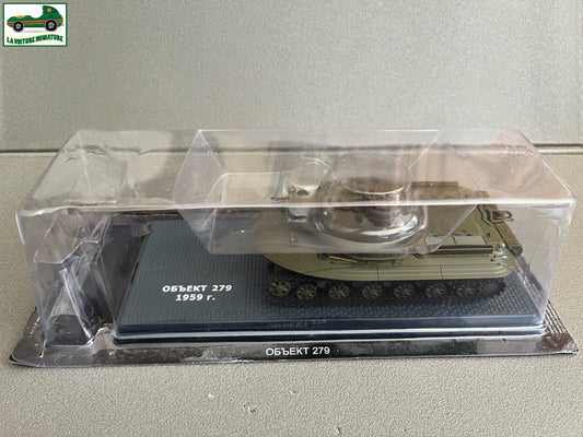 Voiture Miniature Militaire Tank Char Object 279 1959 Russe URSS Pays Est 1/43
