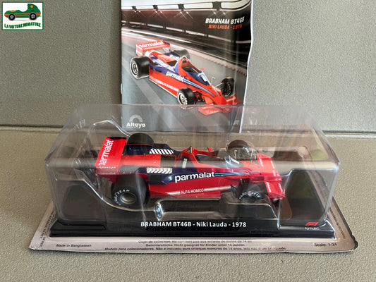 Voiture Miniature Brabham BT46B Niki Lauda 1978 Formule 1 F1 au 1/24